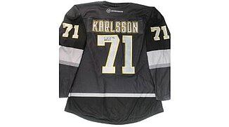 Autographed William Karlsson Warrior Jersey